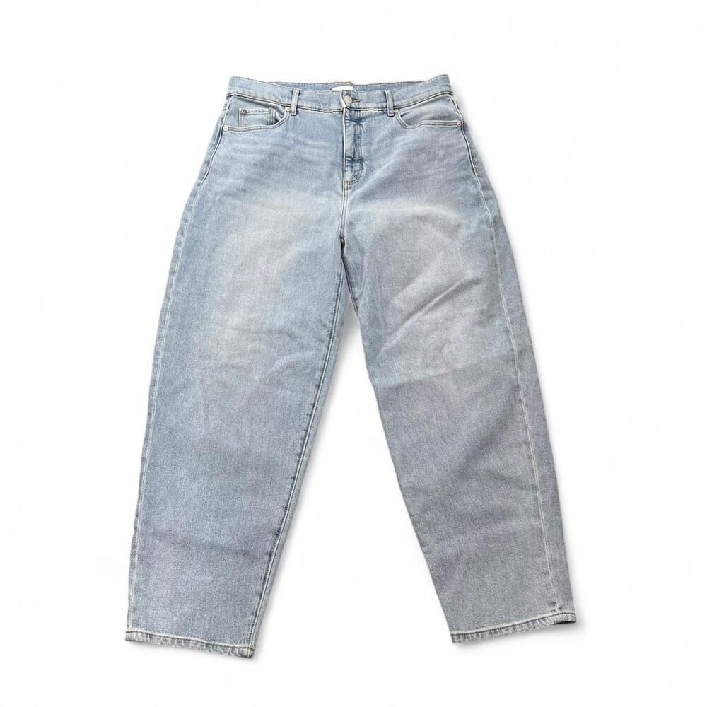 Boho Casual LOFT Light Wash Barrel Leg Jeans